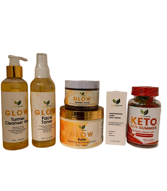 Radiance Unleashed: Glow by StarfeL Ultimate Skincare and Wellness Combo