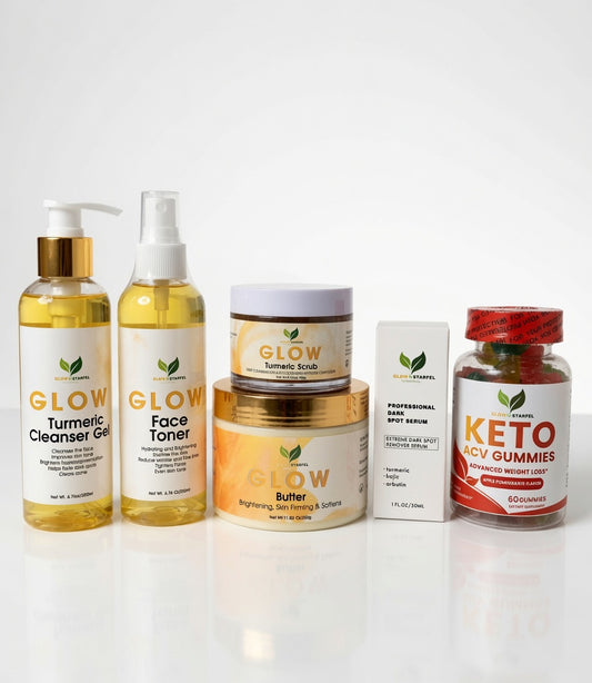 Radiance Unleashed: Glow by Starfel Ultimate Skincare and Wellness Combo